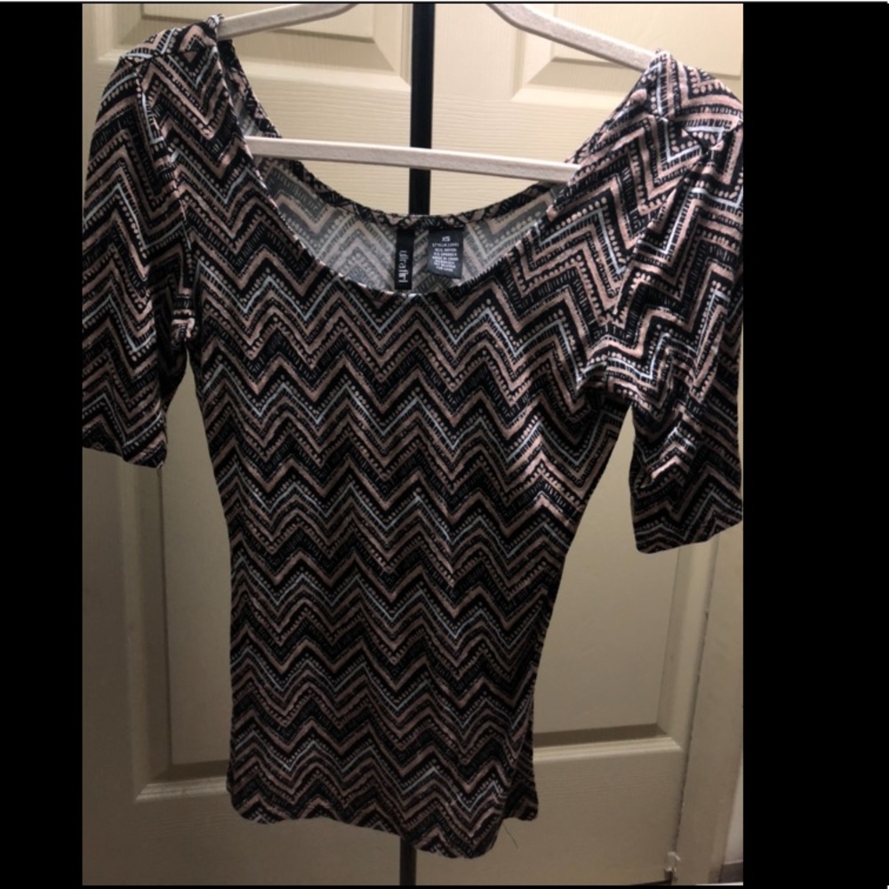 Quarter Sleeve printed shirt